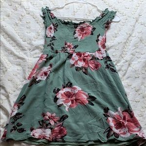 tillys off the shoulder ruffled dress